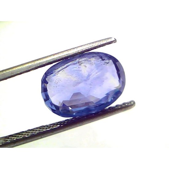 5.57 Ct IGI Certified Unheated Untreated Natural Ceylon Blue Sapphire