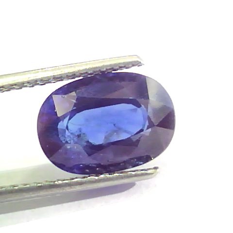 5.59 Ct IGI Certified Untreated Natural Ceylon Deep Blue Sapphire AA