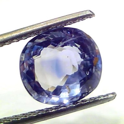 5.60 Ct GII Certified Unheated Untreated Natural Ceylon Blue Sapphire
