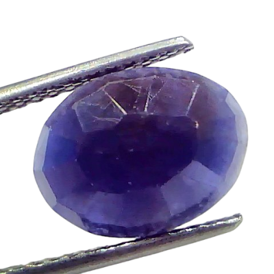 5.77 Ct Certified Unheated Untreated African Blue Sapphire Neelam Stone 5.77 Ct Certified Unheated Untreated African Blue Sapphire Neelam Stone
