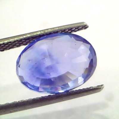 5.76 Ct IGI Certified Unheated Untreated Natural Burma Blue Sapphire AA