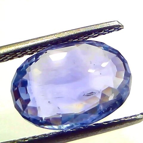 5.79 Ct IGI Certified Unheated Untreated Natural Ceylon Blue Sapphire
