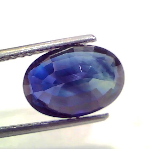 6.01 Ct IGI Certified Untreated Natural Ceylon Deep Blue Sapphire