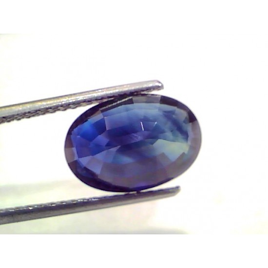 6.01 Ct IGI Certified Untreated Natural Ceylon Deep Blue Sapphire
