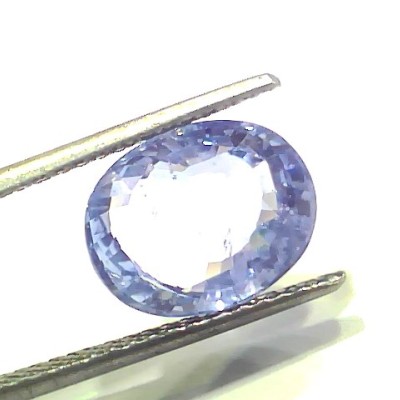 6.19 Ct IGI Certified Unheated Untreated Natural Ceylon Blue Sapphire