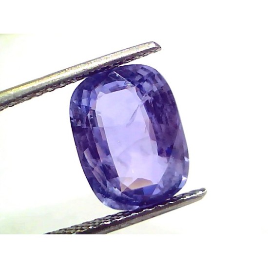 6.28 Ct IGI Certified Unheated Untreated Natural Ceylon Blue Sapphire