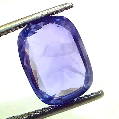6.28 Ct IGI Certified Unheated Untreated Natural Ceylon Blue Sapphire