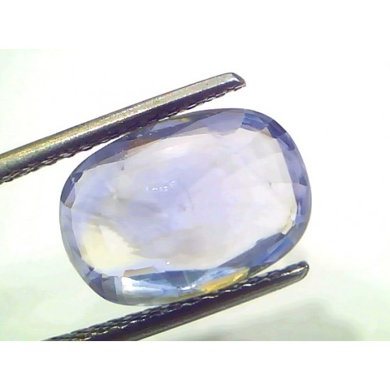6.32 Ct IGI Certified Unheated Untreated Natural Ceylon Blue Sapphire