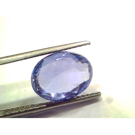 6.47 Ct IGI Certified Unheated Untreated Natural Burma Blue Sapphire