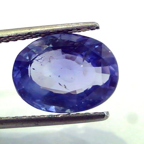 6.51 Ct IGI Certified Unheated Untreated Natural Ceylon Blue Sapphire
