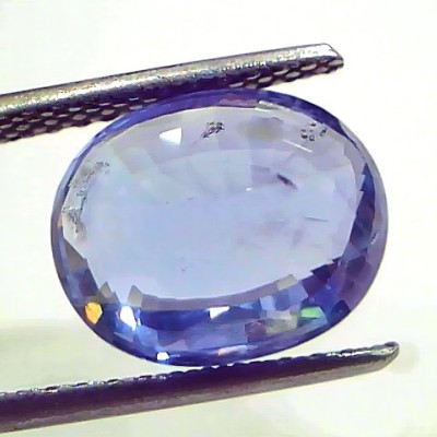 6.50 Ct IGI Certified Unheated Untreated Natural Ceylon Blue Sapphire