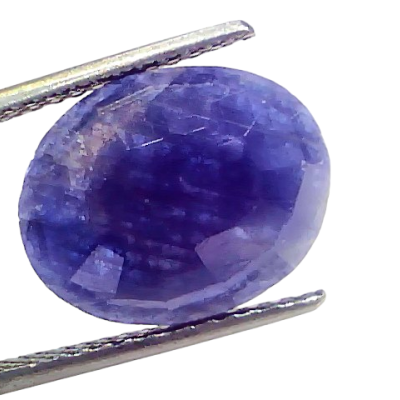 7.50 Ct Certified Unheated Untreated African Blue Sapphire Neelam Stone 7.50 Ct Certified Unheated Untreated African Blue Sapphire Neelam Stone