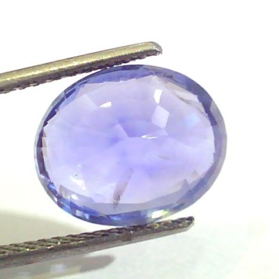 8.08 Ct Unheated Untreated Natural Ceylon Blue Sapphire/Neelam