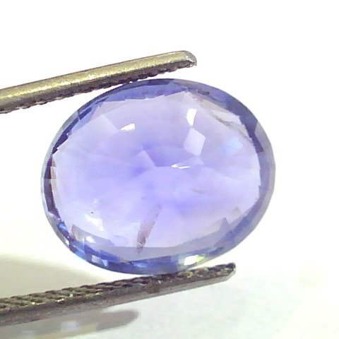 8.08 Ct Unheated Untreated Natural Ceylon Blue Sapphire/Neelam