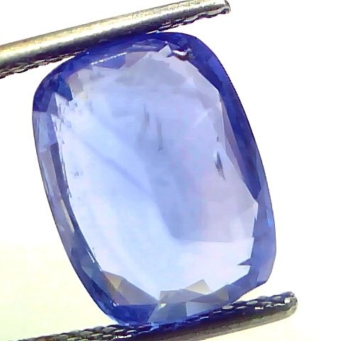8.14 Ct IGI Certified Unheated Untreated Natural Ceylon Blue Sapphire