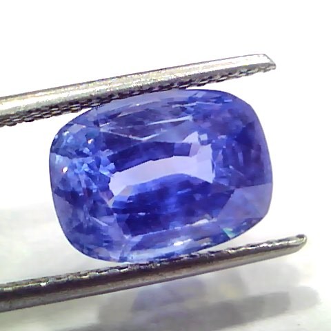 8.28 Ct IGI Certified Unheated Untreated Burma Blue Sapphire AAAAA