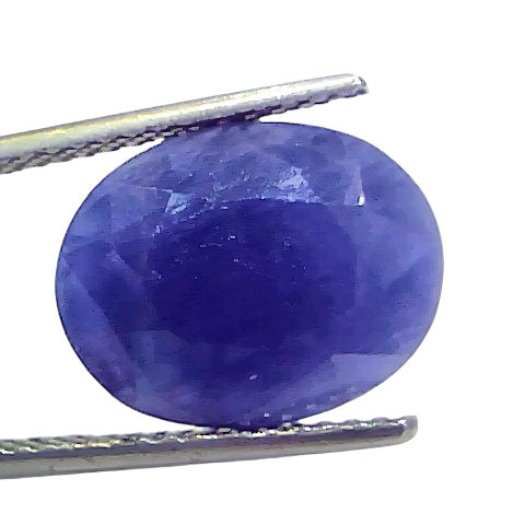 8.29 Ct Certified Unheated Untreated African Blue Sapphire Neelam Stone 8.29 Ct Certified Unheated Untreated African Blue Sapphire Neelam Stone