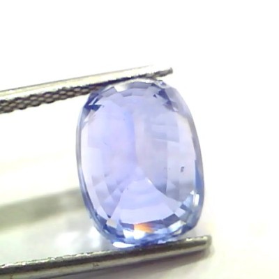 8.28 Ct IGI Certified Unheated Untreated Burma Blue Sapphire AAAAA