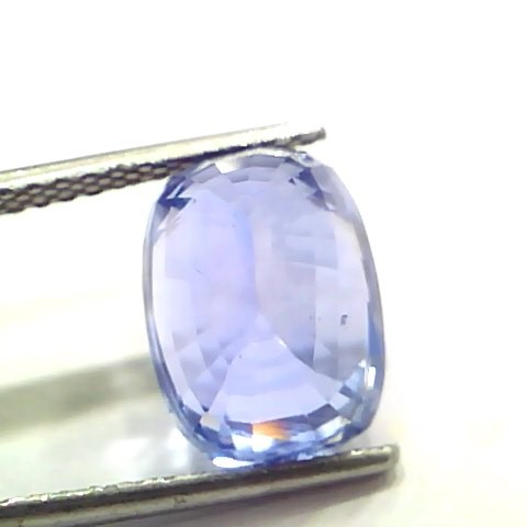 8.28 Ct IGI Certified Unheated Untreated Burma Blue Sapphire AAAAA