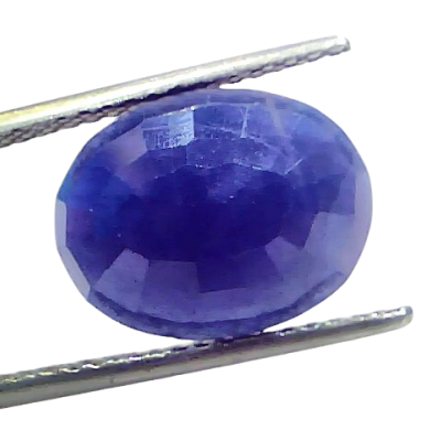8.29 Ct Certified Unheated Untreated African Blue Sapphire Neelam Stone 8.29 Ct Certified Unheated Untreated African Blue Sapphire Neelam Stone