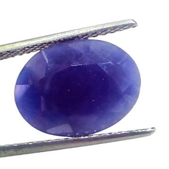 8.37 Ct Certified Unheated Untreated African Blue Sapphire Neelam Stone 8.37 Ct Certified Unheated Untreated African Blue Sapphire Neelam Stone