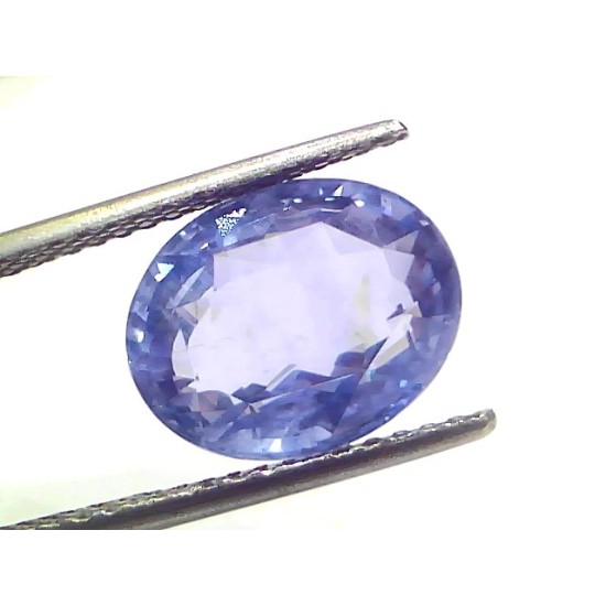 8.79 Ct IGI Certified Unheated Untreated Natural Burma Blue Sapphire