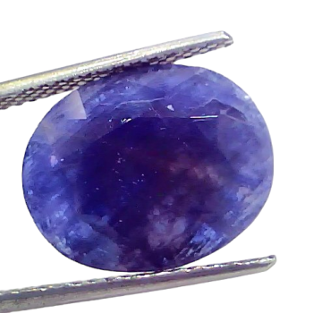 9.32 Ct Certified Unheated Untreated African Blue Sapphire Neelam Stone 9.32 Ct Certified Unheated Untreated African Blue Sapphire Neelam Stone