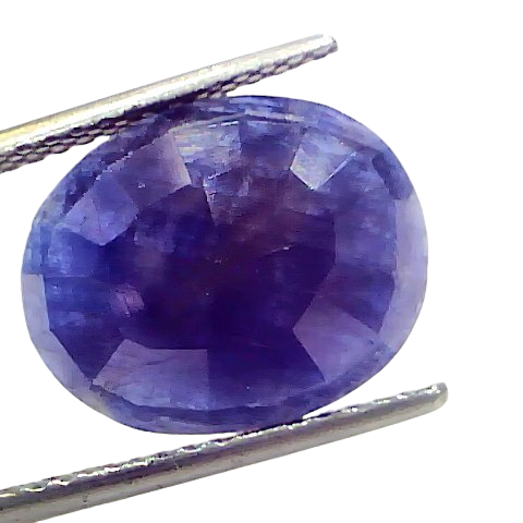 9.32 Ct Certified Unheated Untreated African Blue Sapphire Neelam Stone 9.32 Ct Certified Unheated Untreated African Blue Sapphire Neelam Stone
