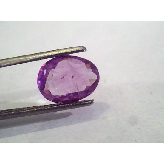 2.60 Ct Unheated Untreated Natural Purple Sapphire Khuni Neelam