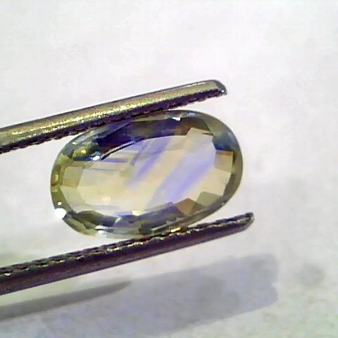 2.84 Ct Untreated Natural Ceylon Yellow Blue Pitambari Sapphire