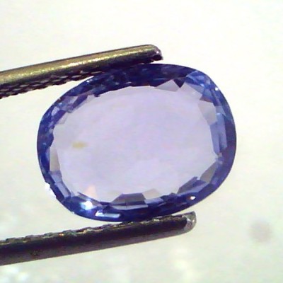 3.00 Ct Unheated Untreated Natural Ceylon Blue Sapphire Neelam