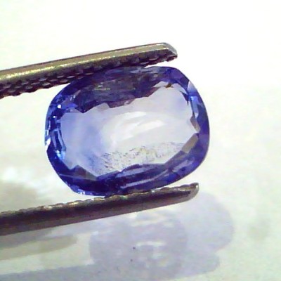 3.02 Ct Unheated Untreated Natural Blue Sapphire Neelam Gemstones