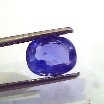 3.09 Ct Unheated Untreated Natural Ceylon Blue Sapphire Neelam Gems