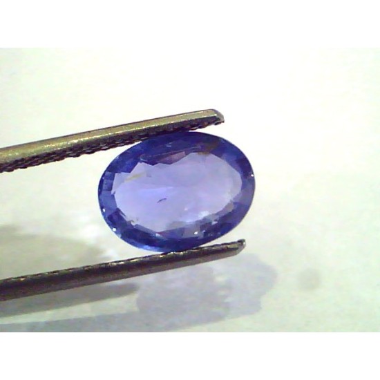 3.16 Ct Unheated Untreated Natural Srilankan Blue Sapphire Neelam