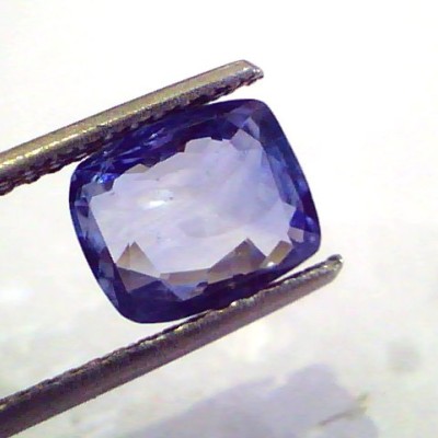 3.21 Ct Unheated Untreated Natural Srilankan Blue Sapphire Neelam Gems