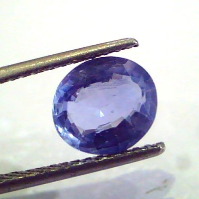 3.31 Ct Unheated Untreated Natural Ceylon Blue Sapphire Neelam