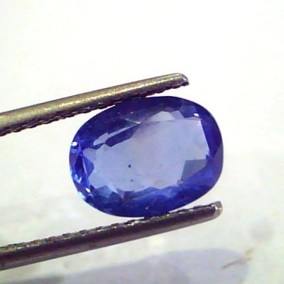 3.42 Ct Unheated Untreated Natural Ceylon Blue Sapphire Neelam Gems