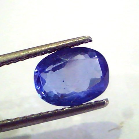 3.42 Ct Unheated Untreated Natural Ceylon Blue Sapphire Neelam Gems