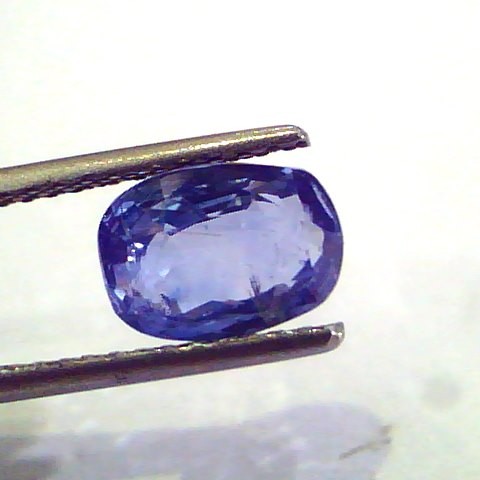 3.45 Ct Unheated Untreated Natural Ceylon Blue Sapphire Neelam Gems