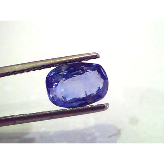 3.45 Ct Unheated Untreated Natural Ceylon Blue Sapphire Neelam Gems