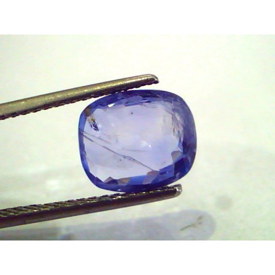 3.47 Ct Unheated Untreated Natural Ceylon Blue Sapphire Neelam Gems