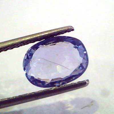 3.50 Ct Unheated Untreated Natural Ceylon Blue Sapphire Neelam Gems