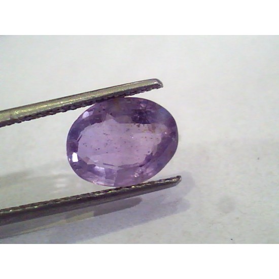 4.15 Ct Unheated Untreated Natural Purple Sapphire Khuni Neelam