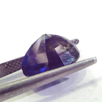 9.09 Ct Unheated Untreated Natural Ceylon Deep Blue Sapphire AAAAA