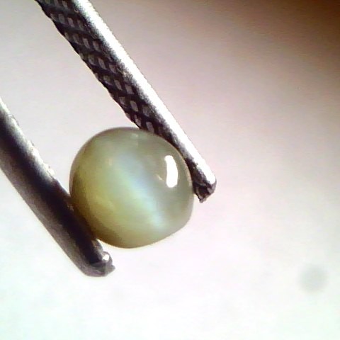 1.42 Ct Natural Ceylon Chrysoberyl Cats Eye Gemstone for Ketu