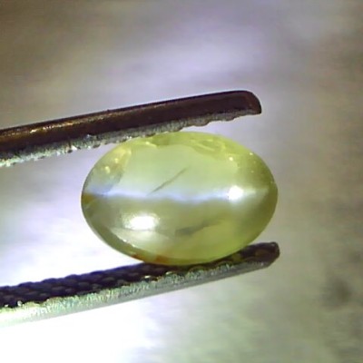 1.44 Ct Certified Untreated Natural Chrysoberyl Ceylon Cats Eye