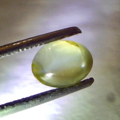 1.50 Ct Certified Untreated Natural Chrysoberyl Ceylon Cats Eye