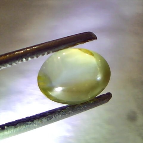 1.50 Ct Certified Untreated Natural Chrysoberyl Ceylon Cats Eye