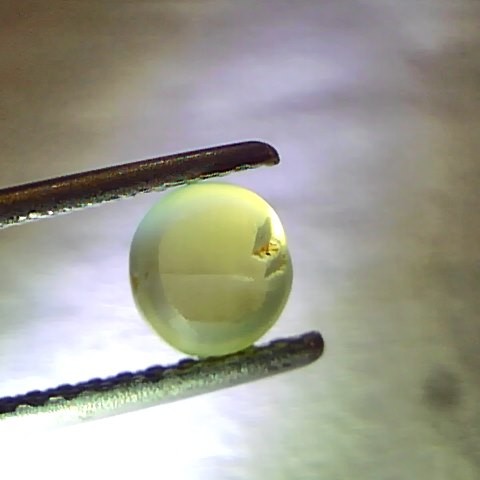 1.52 Ct Certified Untreated Natural Chrysoberyl Ceylon Cats Eye