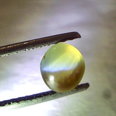 1.55 Ct Certified Untreated Natural Chrysoberyl Ceylon Cats Eye